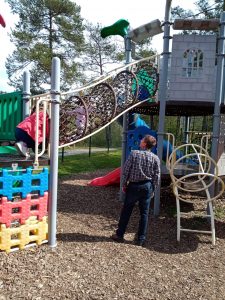 Plezalna mreža, tobogani.